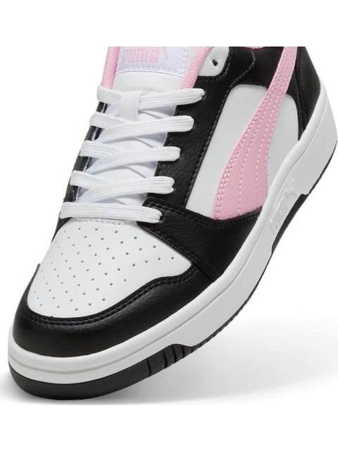TENIS CASUAL REBOUND V6 LOW BLANCO/NEGRO PUMA