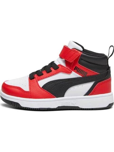 TENIS CASUAL REBOUND V6 MID AC+ PS BLANCO/NEGRO PUMA