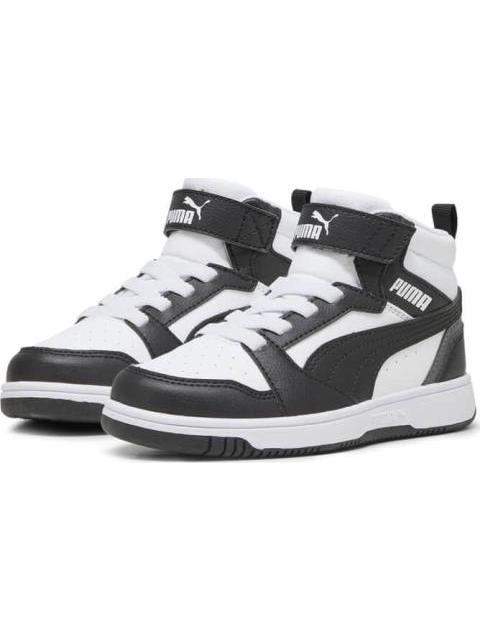 TENIS CASUAL REBOUND V6 MID AC PS BLANCO/NEGRO PUMA