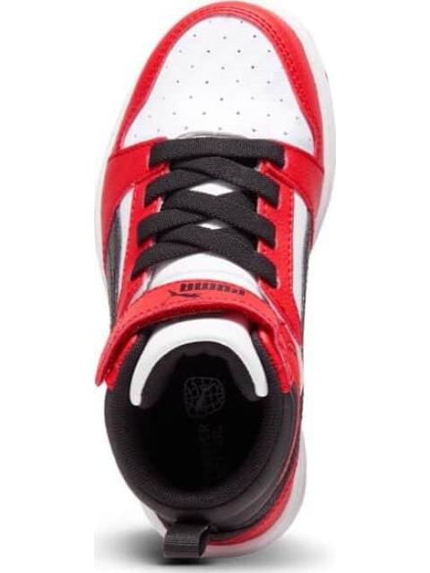 TENIS CASUAL REBOUND V6 MID AC+ PS BLANCO/NEGRO PUMA