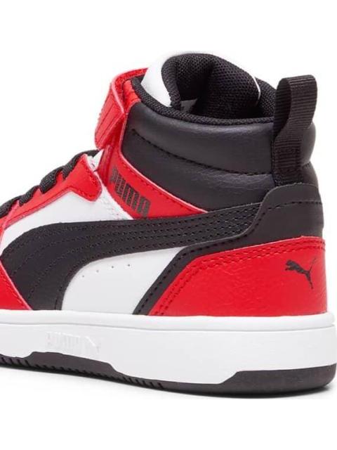 TENIS CASUAL REBOUND V6 MID AC+ PS BLANCO/NEGRO PUMA