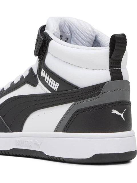 TENIS CASUAL REBOUND V6 MID AC PS BLANCO/NEGRO PUMA