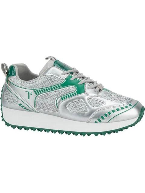 TENIS CASUAL RETRO PLATA THALIA SODI