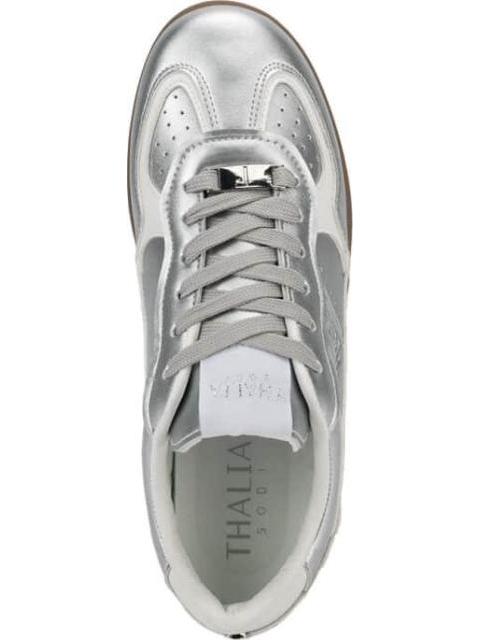TENIS CASUAL RETRO PLATA THALIA SODI