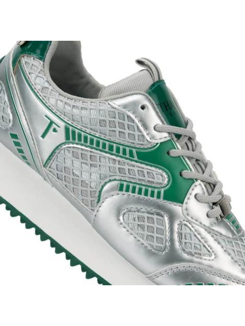 TENIS CASUAL RETRO PLATA THALIA SODI