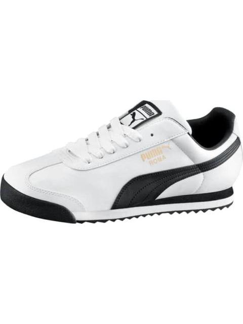 TENIS CASUAL ROMA BASIC BLANCO/NEGRO PUMA