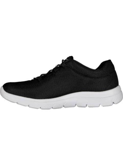 TENIS CASUAL SUMMITS BLANCO/NEGRO SKECHERS1