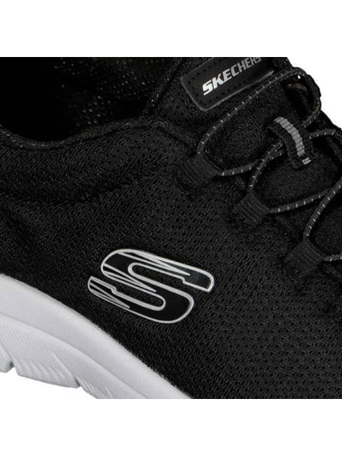 TENIS CASUAL SUMMITS BLANCO/NEGRO SKECHERS1
