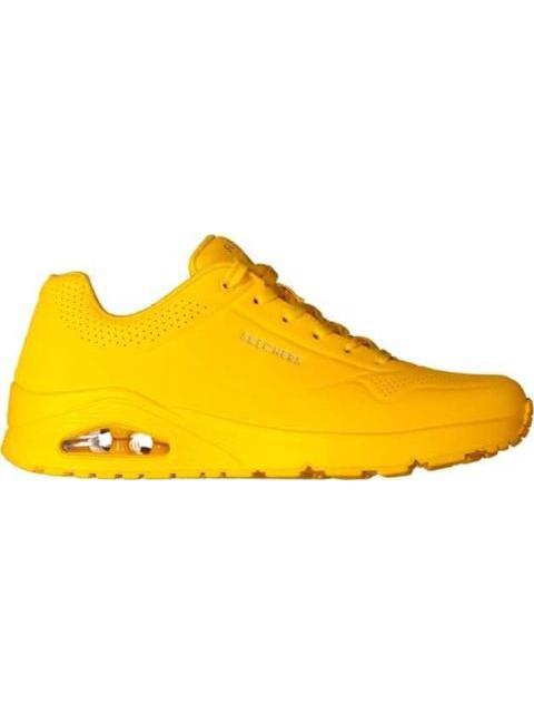 TENIS CASUAL UNO AMARILLO SKECHERS1