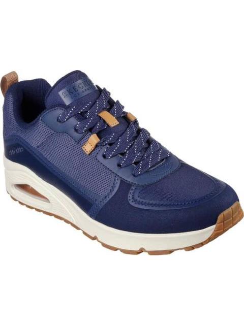 TENIS CASUAL UNO AZUL MARINO SKECHERS1
