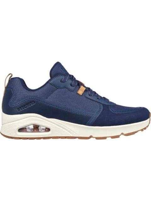 TENIS CASUAL UNO AZUL MARINO SKECHERS1