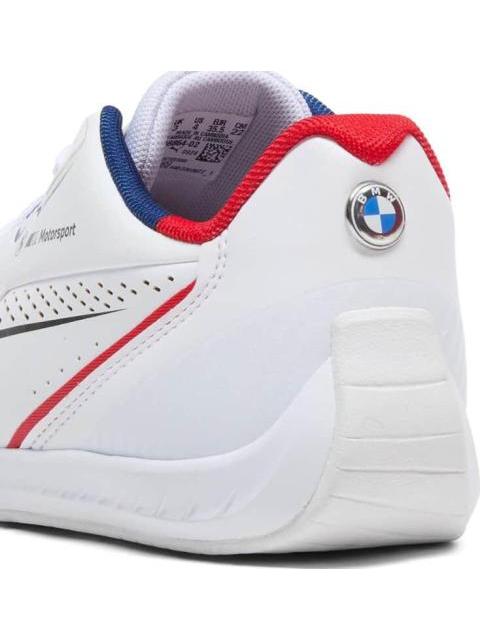TENIS CASUAL URBANO BMW MMS DRIFT CAT DECIMA 2.0 JR BLANCO PUMA