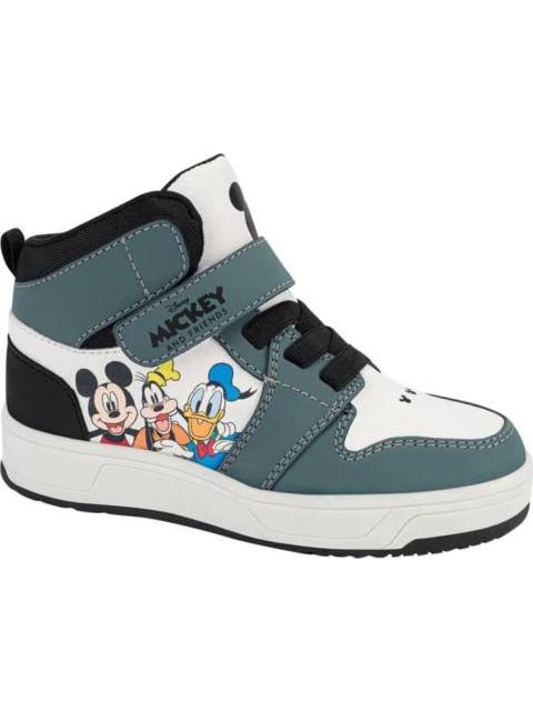 TENIS CASUAL URBANO BOTA DISNEY BLANCO MICKEY