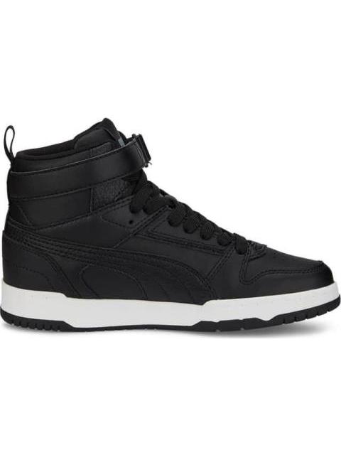 TENIS CASUAL RBD GAME JR BLANCO/NEGRO PUMA