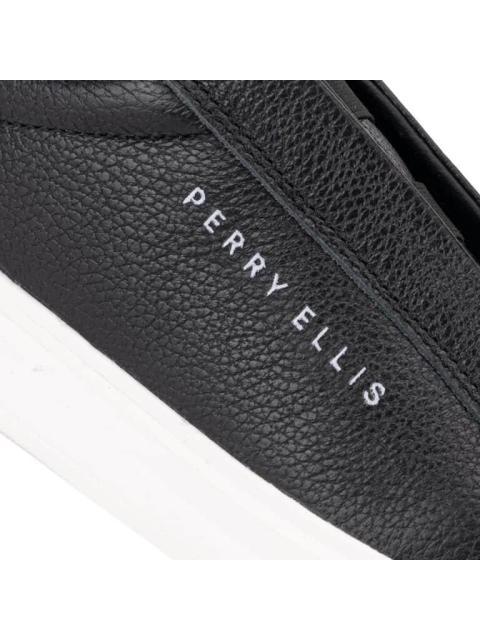 TENIS CASUAL URBANO CAJA CHOCLO NEGRO PERRY ELLIS