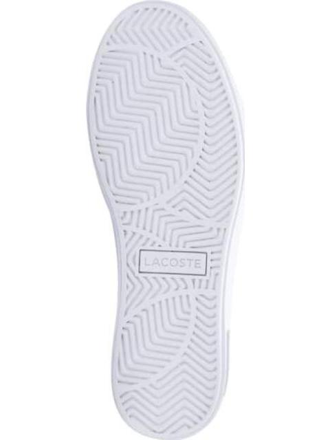 TENIS CASUAL URBANO CHOCLO LACOSTE 7147 BLANCO LACOSTE