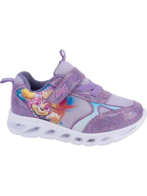 TENIS CON LUCES LILA PAW PATROL
