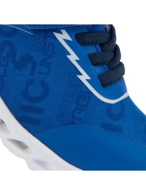 TENIS CASUAL URBANO CHOCLO LUCES AZUL SONIC