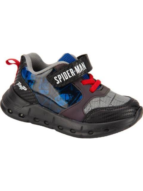 TENIS CON LUCES NEGRO SPIDERMAN