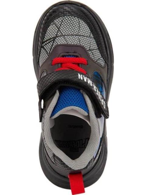 TENIS CON LUCES NEGRO SPIDERMAN