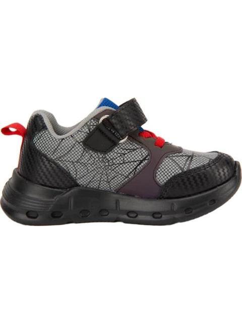 TENIS CON LUCES NEGRO SPIDERMAN