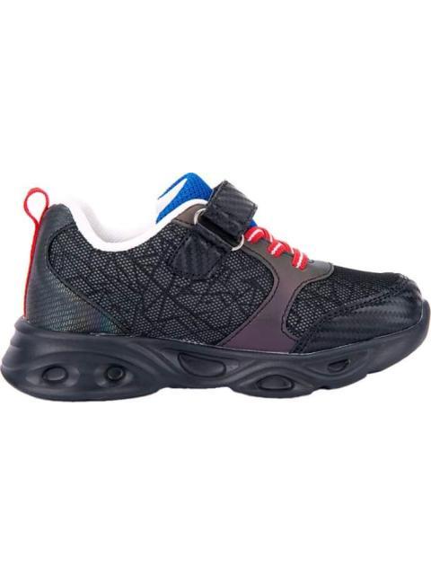 TENIS CASUAL CON LUCES NEGRO SPIDERMAN