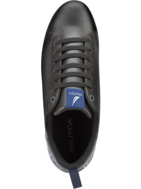 TENIS URBANO CASUAL AGUJETA NEGRO NAUTICA