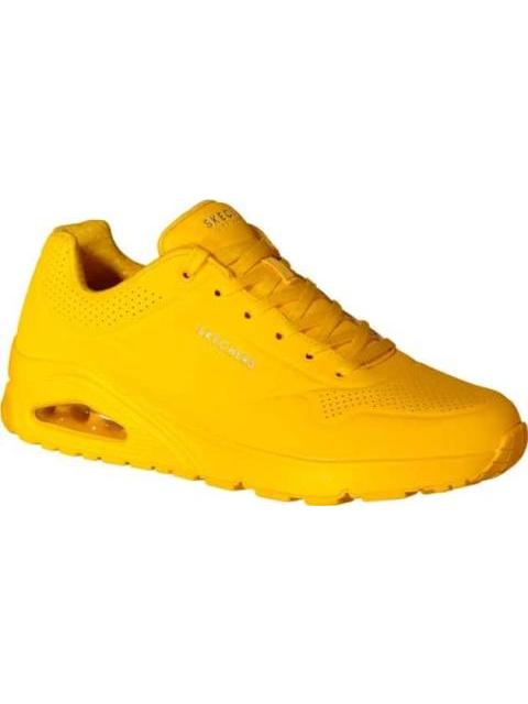 TENIS CASUAL UNO AMARILLO SKECHERS1