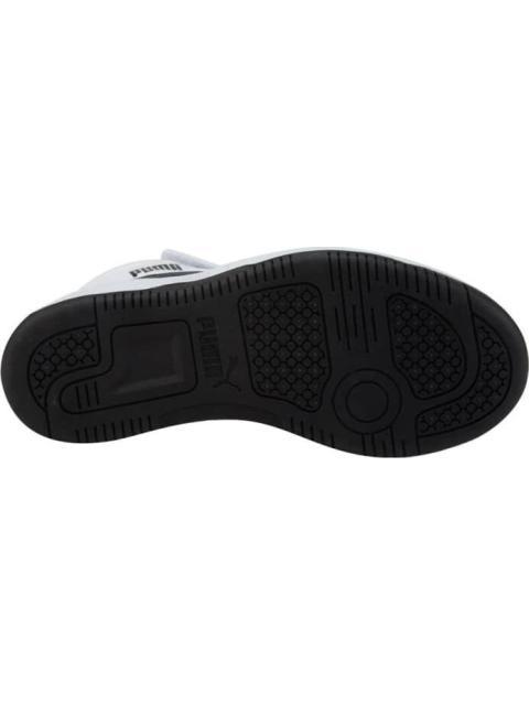 TENIS CASUAL URBANO PUMA REBOUND V6 MID AC BLANCO/NEGRO PUMA