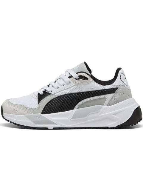 TENIS CASUAL URBANO TRINITY 2 JR BLANCO/NEGRO PUMA