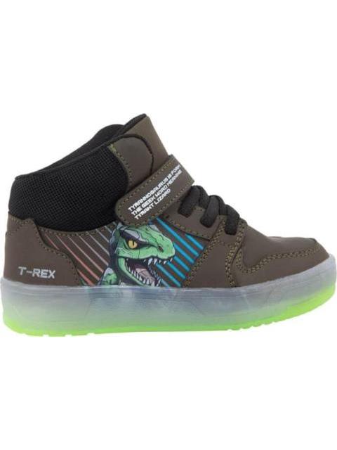 TENIS CON LUCES VERDE OLIVO VAVITO