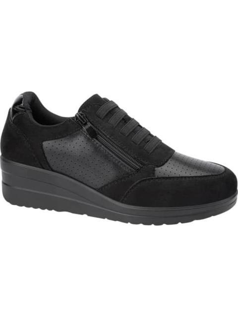 TENIS CON PLATAFORMA NEGRO SHOSH
