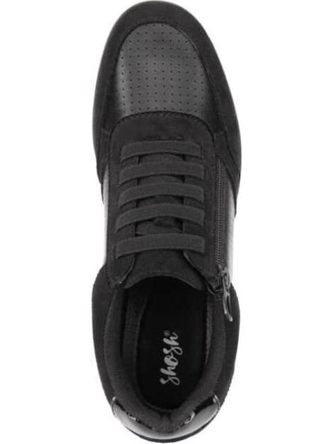 TENIS CON PLATAFORMA NEGRO SHOSH