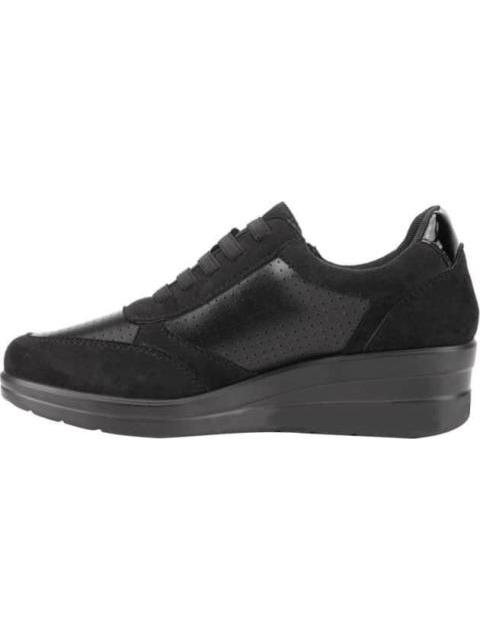 TENIS CON PLATAFORMA NEGRO SHOSH