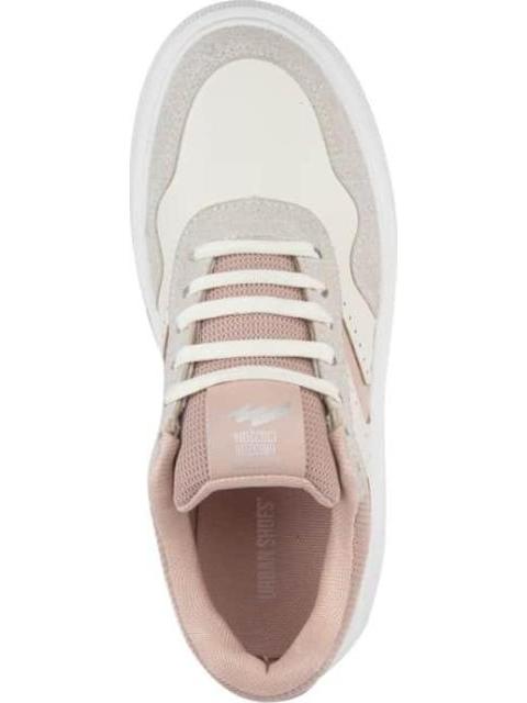 TENIS DE CAJA BEIGE/HUESO URBAN SHOES