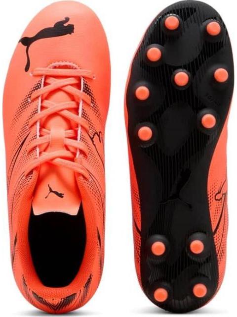 TENIS DE FUTBOL ATTACANTO FG AG JR NARANJA PUMA
