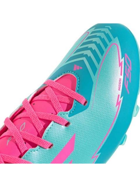 TENIS DE FUTBOL F50 CLUB FG MG MESSI AZUL TURQUESA ADIDAS