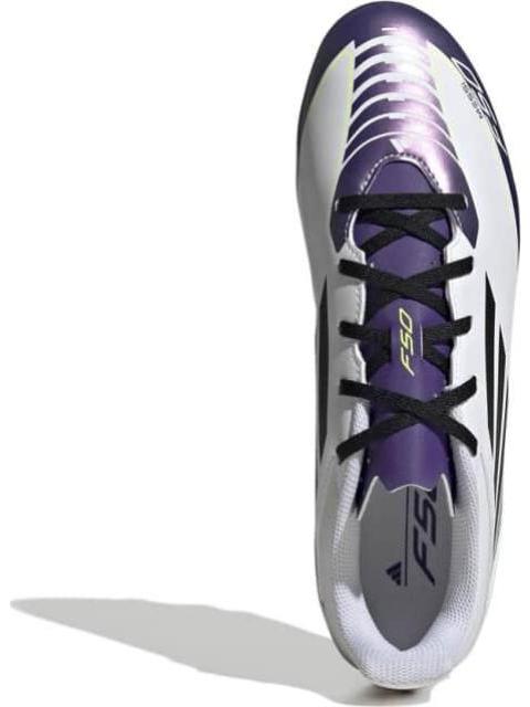 TENIS DE FUTBOL F50 CLUB FXG MESSI BLANCO ADIDAS
