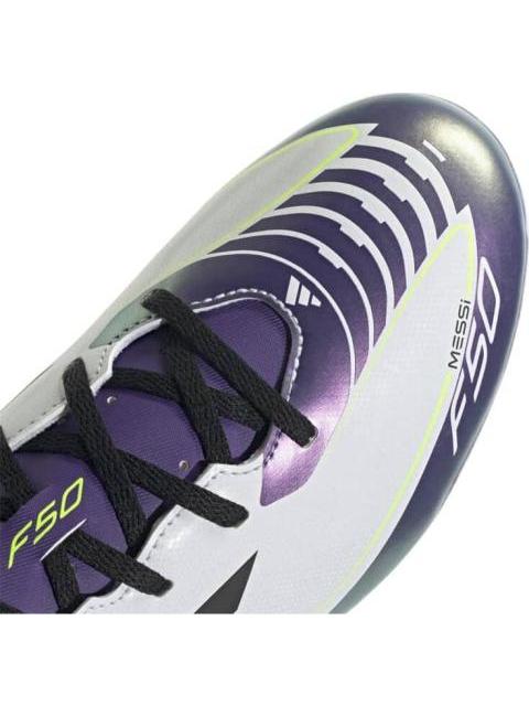 TENIS DE FUTBOL F50 CLUB FXG MESSI BLANCO ADIDAS
