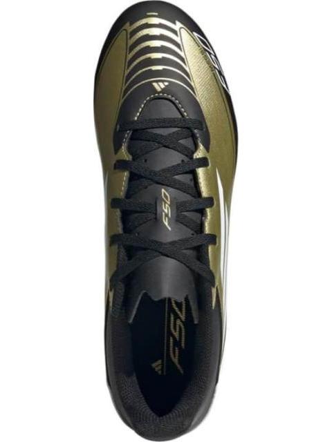 TENIS DE FUTBOL F50 CLUB TF DORADO ADIDAS