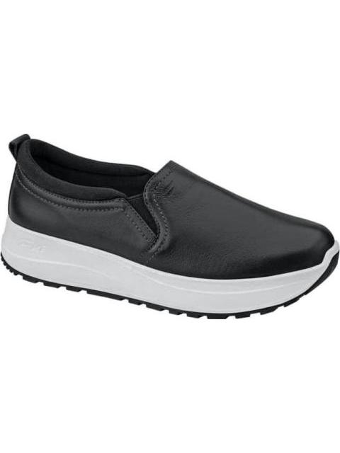 TENIS DE PIEL NEGRO FLEXI