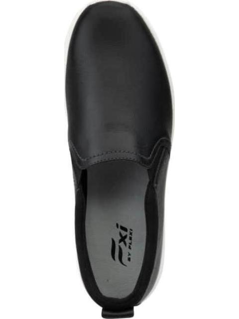 TENIS DE PIEL NEGRO FLEXI