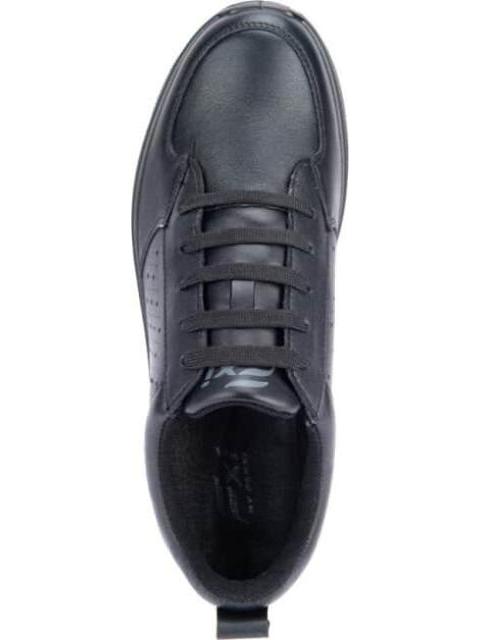 TENIS DE PIEL NEGRO FLEXI