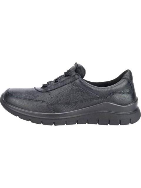 TENIS DE PIEL NEGRO FLEXI