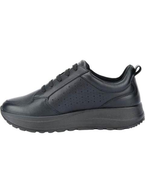 TENIS DE PIEL NEGRO FLEXI