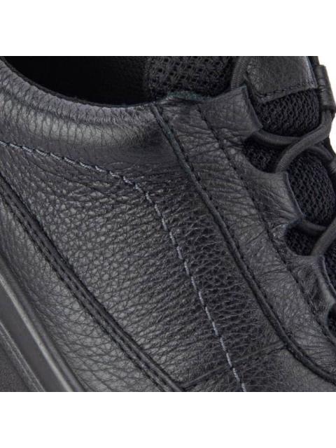 TENIS DE PIEL NEGRO FLEXI