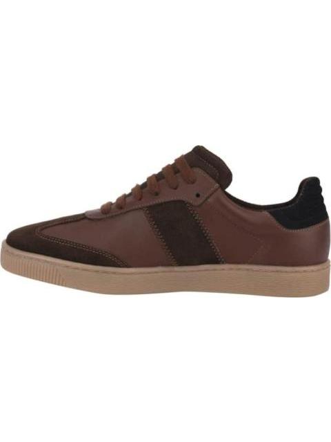 TENIS DE PIEL ROJO LADRILLO NAUTICA