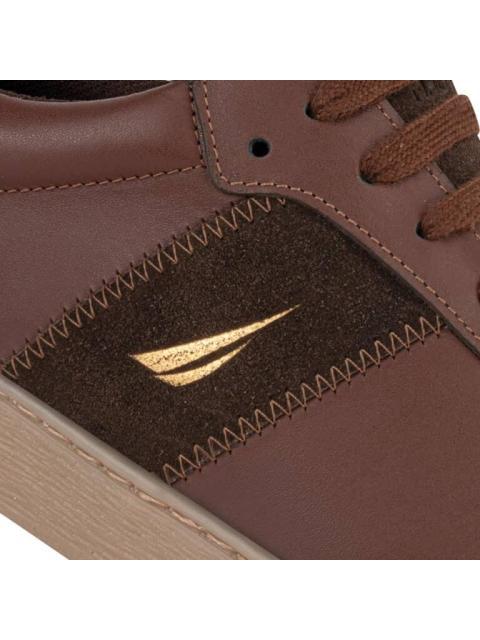 TENIS DE PIEL ROJO LADRILLO NAUTICA