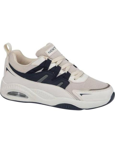 TENIS DEPORTIVO VALVULA BEIGE/HUESO NEXT CO