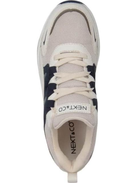 TENIS DEPORTIVO VALVULA BEIGE/HUESO NEXT CO